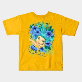 Mermaid with beads Kids T-Shirt